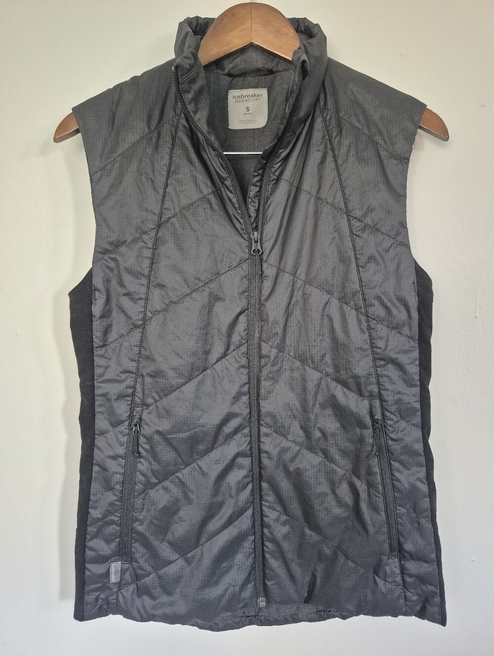 Icebreaker Merinoloft Lightweight Zip Up Vest Small